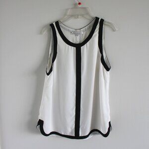 Poppylark Black Trim Sleeveless Blouse